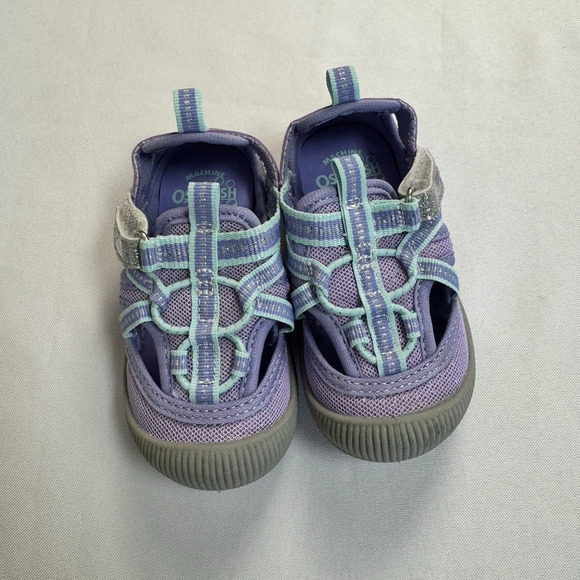 OshKosh Everplay Flexible Outsole Bump Toe Sandal Purple Toddler Size 5 NWOT - Picture 1 of 4